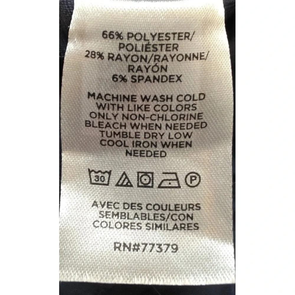 Ann Taylor Womens 12T Navy The Wide Leg Pant in Doubleweave
